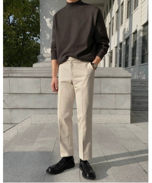 Otte(オッテ)の「ハーフネックデイリーニット(ニット/セーター・メンズ・ブラック/ブラウン・LARGE/MEDIUM/X-LARGE)」の18枚目の写真
