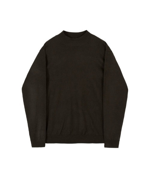 Otte(オッテ)の「ハーフネックデイリーニット(ニット/セーター・メンズ・ブラック/ブラウン・LARGE/MEDIUM/X-LARGE)」の16枚目の写真