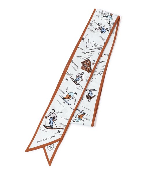 Atelier TOMORROWLAND WINTER SPORTS BANDEAU シルクスカーフ