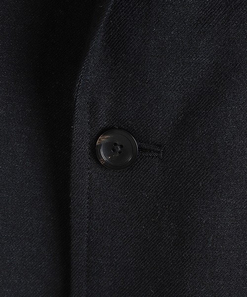 marka（マーカ）の「marka / マーカ：STROLL AROUND JACKET -TUMBLED WOOL SERGE-：M25C12JK01C[COR]（テーラードジャケット・メンズ・ブラック系その他・1(S)）」の4枚目の写真