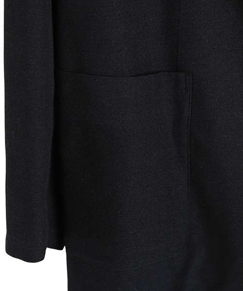 marka（マーカ）の「marka / マーカ：STROLL AROUND JACKET -TUMBLED WOOL SERGE-：M25C12JK01C[COR]（テーラードジャケット・メンズ・ブラック系その他・1(S)）」の5枚目の写真