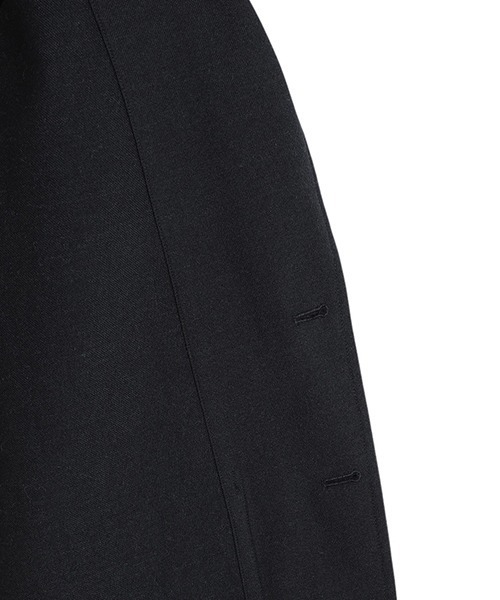 marka（マーカ）の「marka / マーカ：STROLL AROUND JACKET -TUMBLED WOOL SERGE-：M25C12JK01C[COR]（テーラードジャケット・メンズ・ブラック系その他・1(S)）」の6枚目の写真