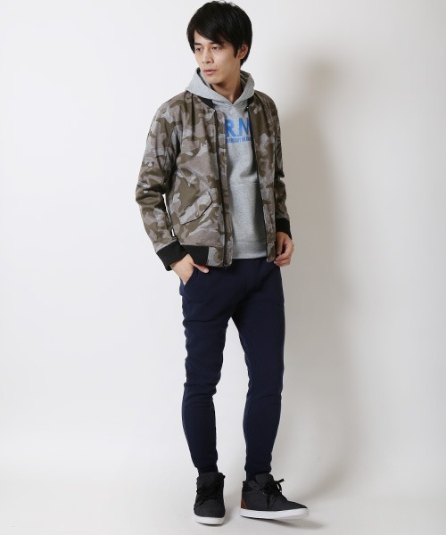 ARCADE（アーケード）の「細身スウェットジョガーパンツ（スウェットパンツ・メンズ・グレー/グレー系その他2/ブルー系その他/ブラック系その他2/ブラック/ネイビー・L/M/S/LL）」の8枚目の写真