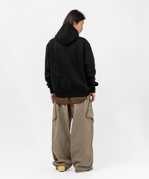 DAIWA PIER39（ダイワピア39）の「DAIWA PIER39 TECH SWEAT HOODIE ダイワ ピア39（パーカー・メンズ・ブラック/ヘザーグレー・MEDIUM/LARGE/SMALL/X-LARGE）」の12枚目の写真