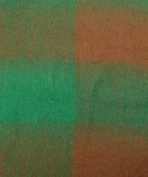 le.coeur blanc（ルクールブラン）の「ビッグフリンジチェックストール（ストール/ショール・レディース・ブルー/レッド/グリーン・FREE）」の6枚目の写真