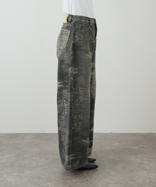 TAAKK（ターク）の「TAAKK DENIM WIDEPANTS TA25AW-PT333：デニムパンツ（デニムパンツ・レディース・ライトグレー/ピンク・SMALL/MEDIUM）」の13枚目の写真