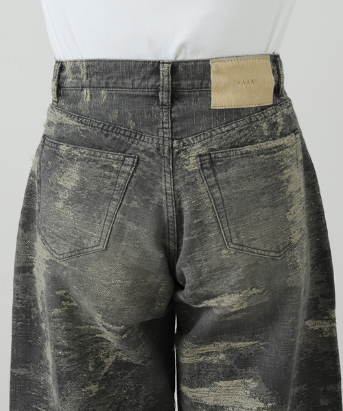 TAAKK（ターク）の「TAAKK DENIM WIDEPANTS TA25AW-PT333：デニムパンツ（デニムパンツ・レディース・ライトグレー/ピンク・SMALL/MEDIUM）」の15枚目の写真