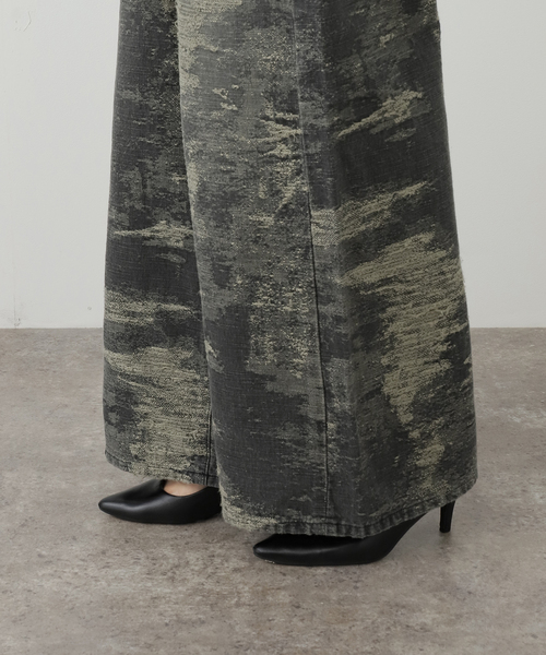 TAAKK（ターク）の「TAAKK DENIM WIDEPANTS TA25AW-PT333：デニムパンツ（デニムパンツ・レディース・ライトグレー/ピンク・SMALL/MEDIUM）」の17枚目の写真