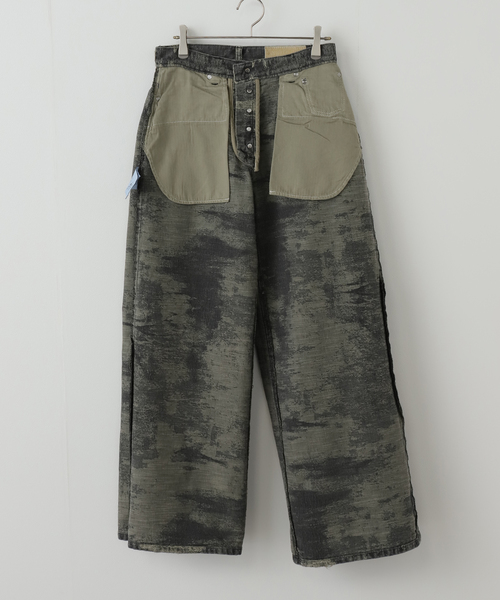 TAAKK（ターク）の「TAAKK DENIM WIDEPANTS TA25AW-PT333：デニムパンツ（デニムパンツ・レディース・ライトグレー/ピンク・SMALL/MEDIUM）」の19枚目の写真