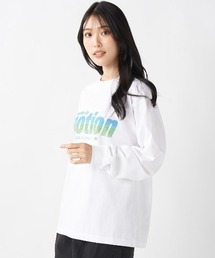 Kappa（カッパ）の「≪ウェルネスシリーズ≫フロントグラフィック ユニセックスロンT（Tシャツ/カットソー）」