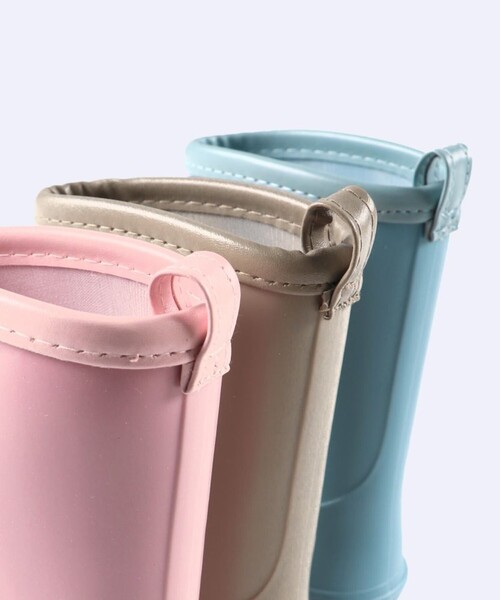 BRANSHES（ブランシェス）の「キッズ　ワッペン付きレインブーツ（レインシューズ・キッズ・ブルーグレー/ブラウン/ピンク・17.0cm/16.0cm/18.0cm/14.0cm/20.0cm/15.0cm/21.0cm/19.0cm）」の17枚目の写真