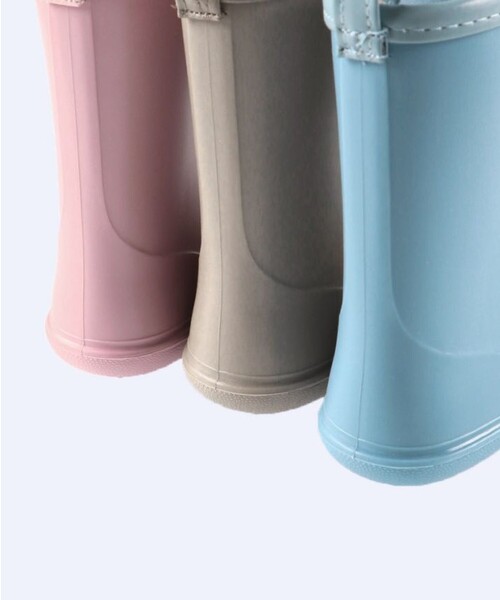 BRANSHES（ブランシェス）の「キッズ　ワッペン付きレインブーツ（レインシューズ・キッズ・ブルーグレー/ブラウン/ピンク・17.0cm/16.0cm/18.0cm/14.0cm/20.0cm/15.0cm/21.0cm/19.0cm）」の4枚目の写真