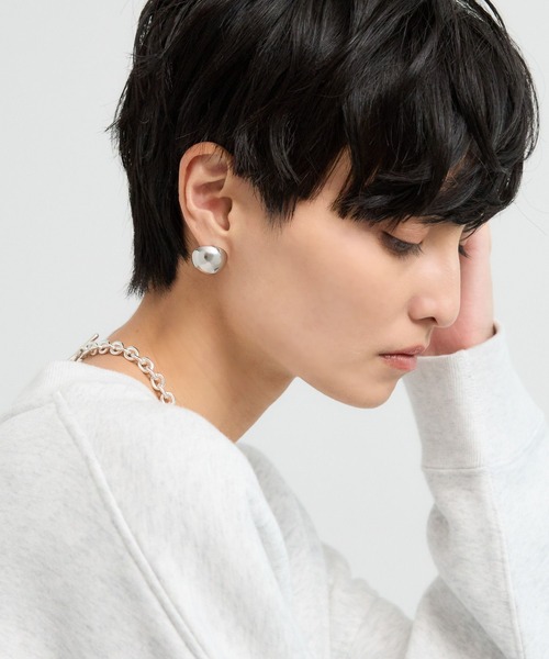 BARNYARDSTORM(バンヤードストーム)の「BARNYARDSTORM / メタルボールピアス(ピアス(両耳用)・レディース・その他2/シルバー・FREE)」の11枚目の写真