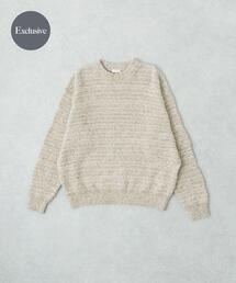『別注』crepuscule×URBAN RESEARCH Multi Border Mix CREW-NECK