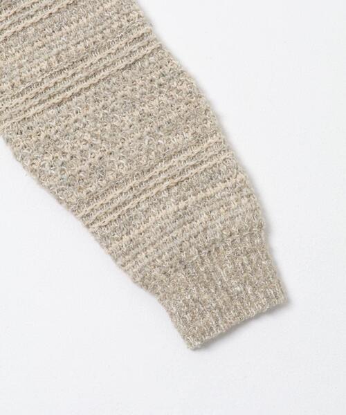 crepuscule（クレプスキュール）の「『別注』crepuscule×URBAN RESEARCH　Multi Border Mix CREW-NECK（ニット/セーター・メンズ・ブラック/ベージュ/ネイビー・1/2）」の18枚目の写真