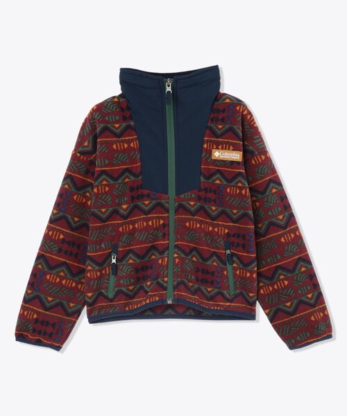 Columbia(コロンビア)の「Columbia/キッズ セコイアグローブ プリンテッド フルジップフリース/コロンビア(その他トップス・キッズ・ブルー/グリーン/レッド/ベージュ・XXS/XS/S/M/L)」の1枚目の写真