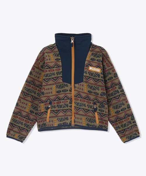 Columbia(コロンビア)の「Columbia/キッズ セコイアグローブ プリンテッド フルジップフリース/コロンビア(その他トップス・キッズ・ブルー/グリーン/レッド/ベージュ・XXS/XS/S/M/L)」の3枚目の写真