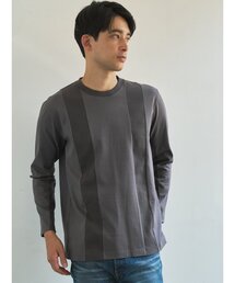 【TRANSITION】フライス切り替えロングスリーブTEE ロンT