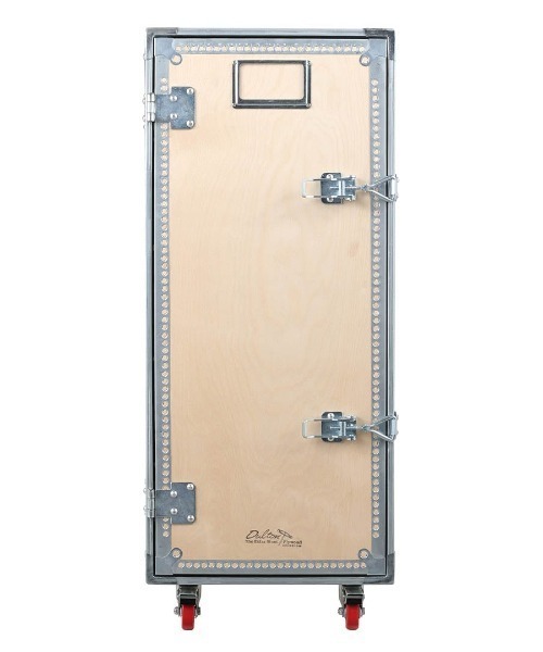 WOODEN CABINET WITH CASTORS 4 LAYER/木製 キャビネット 棚（収納