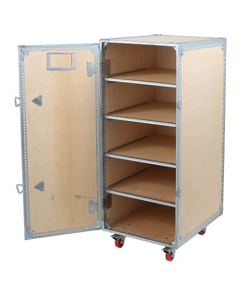 DULTON　キャビネット WOODEN CABINET 4 LAYER WOODEN CABINET WITH CASTORS 4 LAYER/木製 キャビネット 棚（収納