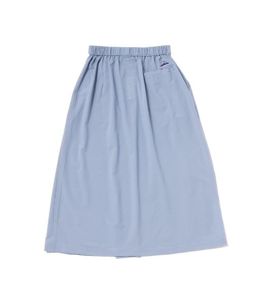 THOUSAND MILE（サウザンドマイル）の「[L's]WRAPPED SKIRT HIGH AIR PERMEABILITY CHECK/ラップスカート（スカート・レディース・ブルー系その他/ブラック系その他/ブラウン系その他・L/M）」の9枚目の写真