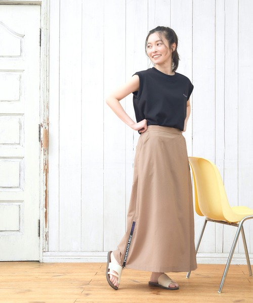 THOUSAND MILE（サウザンドマイル）の「[L's]WRAPPED SKIRT HIGH AIR PERMEABILITY CHECK/ラップスカート（スカート・レディース・ブルー系その他/ブラック系その他/ブラウン系その他・L/M）」の12枚目の写真