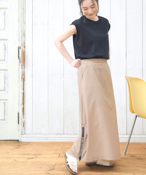 THOUSAND MILE（サウザンドマイル）の「[L's]WRAPPED SKIRT HIGH AIR PERMEABILITY CHECK/ラップスカート（スカート・レディース・ブルー系その他/ブラック系その他/ブラウン系その他・L/M）」の10枚目の写真