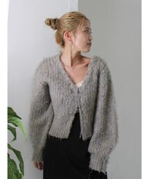 Ungrid | ダブルジップVネックニットカーディガン(ニット/セーター)
