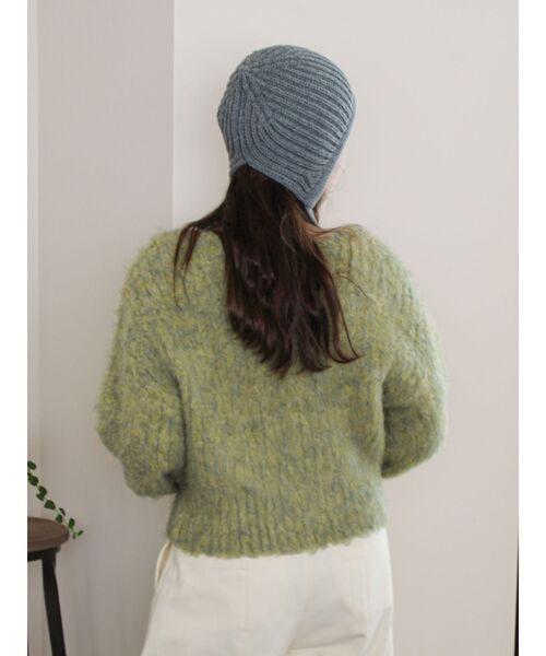 Ungrid(アングリッド)の「ダブルジップVネックニットカーディガン(ニット/セーター・レディース・グレー/イエロー/ブラウン・FREE)」の22枚目の写真