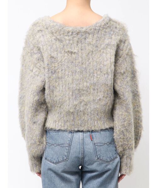 Ungrid(アングリッド)の「ダブルジップVネックニットカーディガン(ニット/セーター・レディース・グレー/イエロー/ブラウン・FREE)」の19枚目の写真