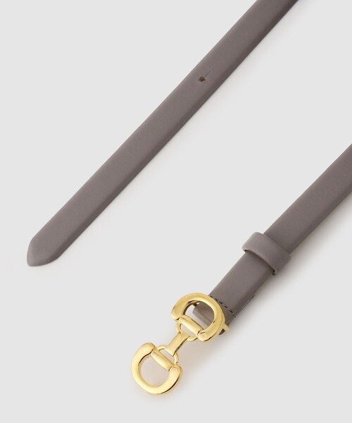 ANAYI（アナイ）の「ホースビットスライドベルト（ベルト・レディース・ブラック/グレー・FREE）」の6枚目の写真