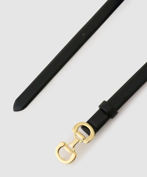 ANAYI（アナイ）の「ホースビットスライドベルト（ベルト・レディース・ブラック/グレー・FREE）」の8枚目の写真