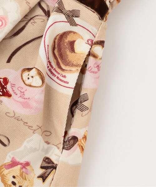 セール】カフェ柄 キャミワンピース（ワンピース）｜mezzo piano