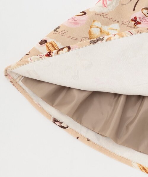 セール】カフェ柄 キャミワンピース（ワンピース）｜mezzo piano