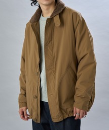 A by MAGASIN DE MODE（エーバイマガジンデモード）の「【A by MAGASIN DE MODE】N-1 衿ボア付き デッキジャケット MNY（その他アウター）」