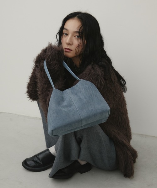 Aunt Marie's（アントマリーズ）の「スウェードギャザーショルダーバッグ（ショルダーバッグ・レディース・ブラウン/ブラック/ブルー・FREE）」の19枚目の写真