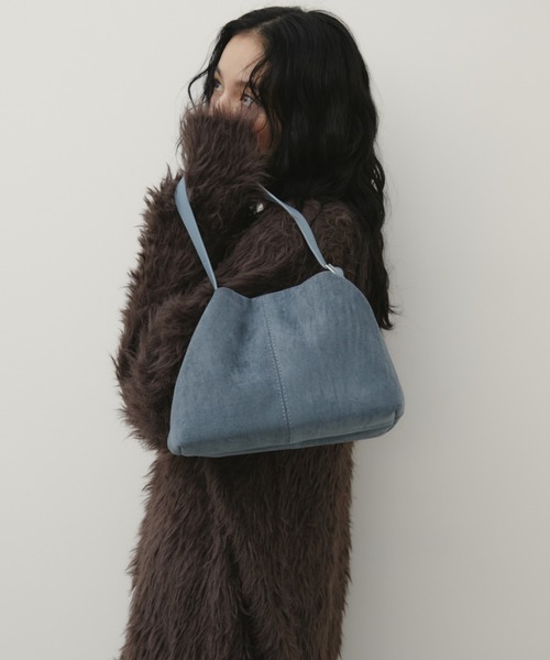 Aunt Marie's（アントマリーズ）の「スウェードギャザーショルダーバッグ（ショルダーバッグ・レディース・ブラウン/ブラック/ブルー・FREE）」の20枚目の写真