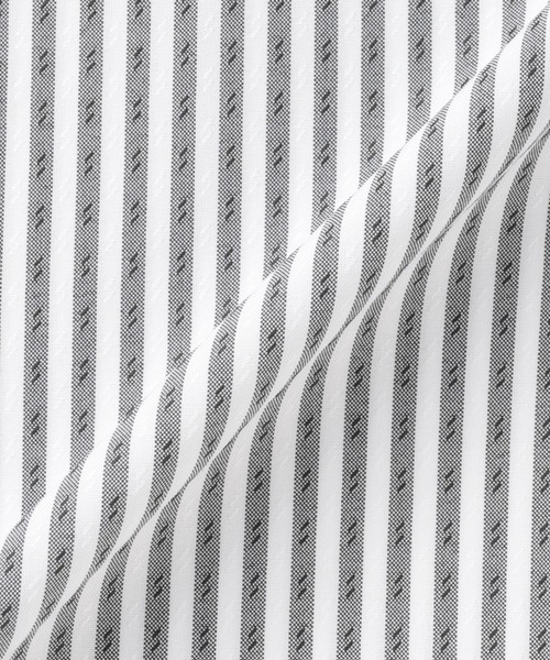 TOKYO SHIRTS（トウキョウシャツ）の「COFREX 形態安定ノンアイロン レギュラー 長袖ビジネスワイシャツ（ビジネスシャツ・レディース・グレー・S/L）」の3枚目の写真