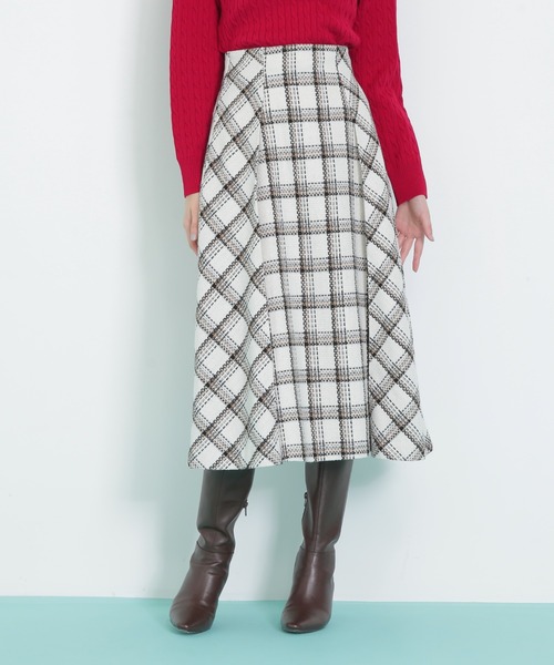 JILL by JILL STUART(ジルバイジルスチュアート)の「◇ロービングチェック(スカート・レディース・ホワイト系その他/ブラック系その他・MEDIUM/SMALL)」の15枚目の写真