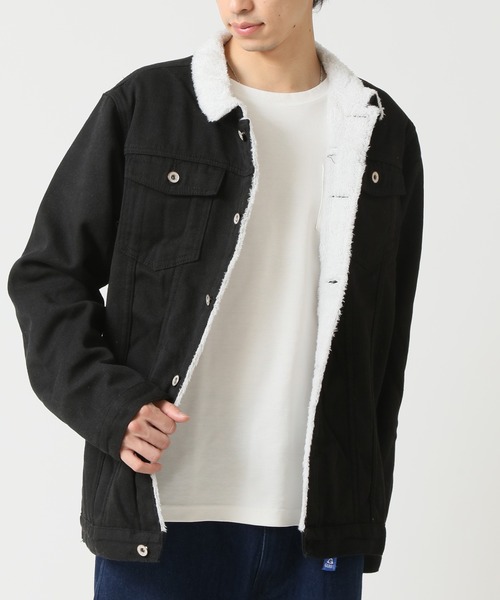 セール】裏ボアデニムジャケット / トラッカージャケット（デニム