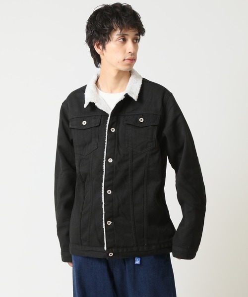 裏ボアデニムジャケット / トラッカージャケット（デニムジャケット