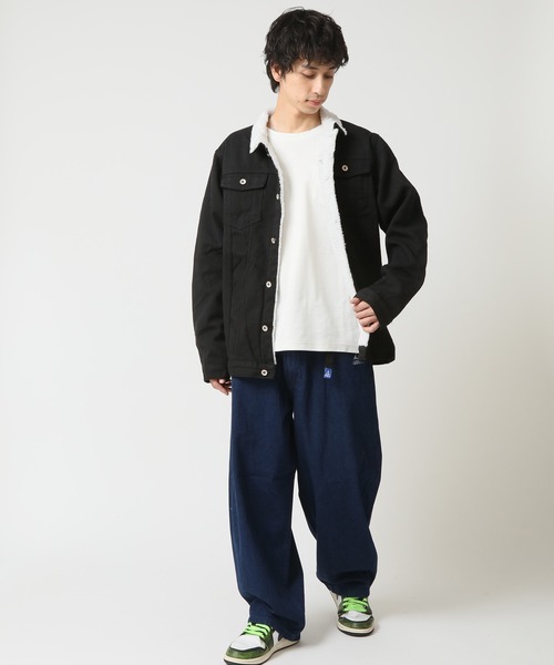 GOLD ボアブラックデニムジャケット Pre SALE】ボアデニムジャケット【アウトレット店舗・WEB限定】|EDWIN