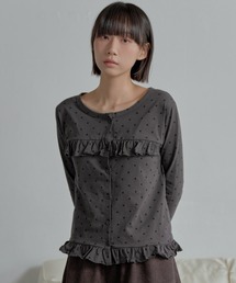 Tシャツ/カットソー（グレー/灰色系・フリル）ファッション通販 - ZOZOTOWN