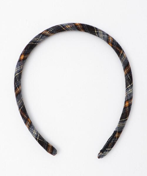 WEGO（ウィゴー）の「WEGO/チェックナローカチューシャ（カチューシャ・レディース・グリーン系その他2/ブルー系その他2/レッド系その他2/イエロー系その他3・FREE）」の5枚目の写真