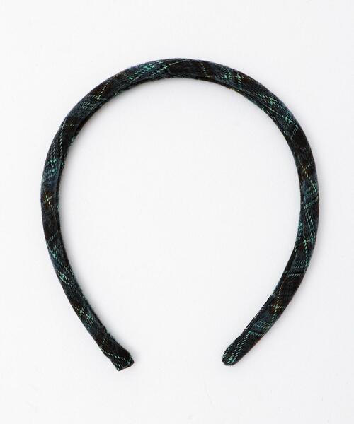 WEGO（ウィゴー）の「WEGO/チェックナローカチューシャ（カチューシャ・レディース・グリーン系その他2/ブルー系その他2/レッド系その他2/イエロー系その他3・FREE）」の6枚目の写真