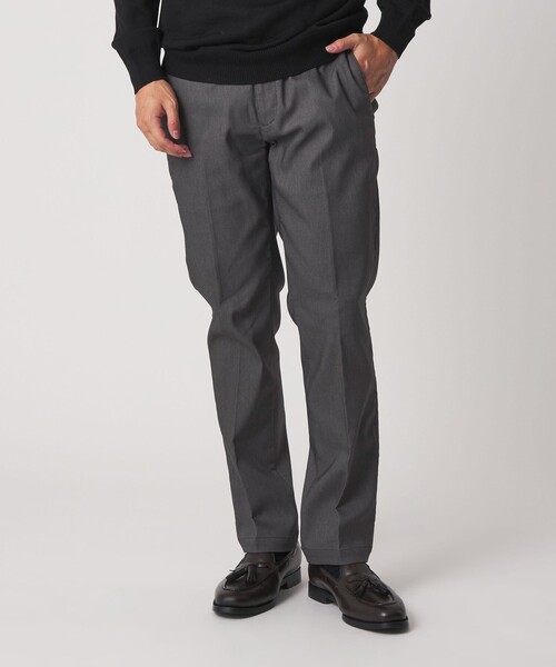 セール】裏起毛 ツイル ノープリーツ スラックス-ストレッチ-＜A DAY