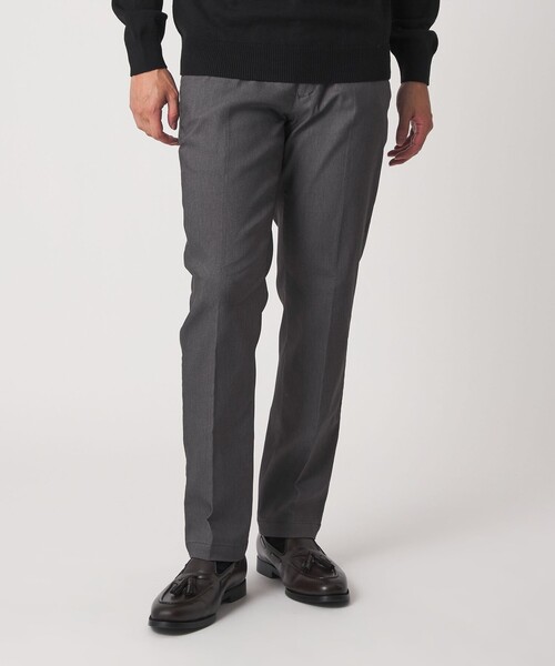 A DAY IN THE LIFE UNITED ARROWS(アデイインザライフユナイテッドアローズ)の「裏起毛 ツイル ノープリーツ スラックス-ストレッチ-<A DAY IN THE LIFE>(スラックス・メンズ・グレー系/ネイビー/ベージュ・M/S/L/XL)」の4枚目の写真
