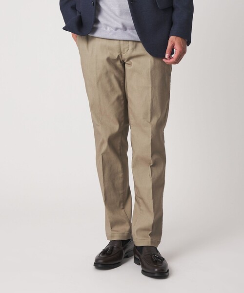 A DAY IN THE LIFE UNITED ARROWS(アデイインザライフユナイテッドアローズ)の「裏起毛 ツイル ノープリーツ スラックス-ストレッチ-<A DAY IN THE LIFE>(スラックス・メンズ・グレー系/ネイビー/ベージュ・M/S/L/XL)」の5枚目の写真