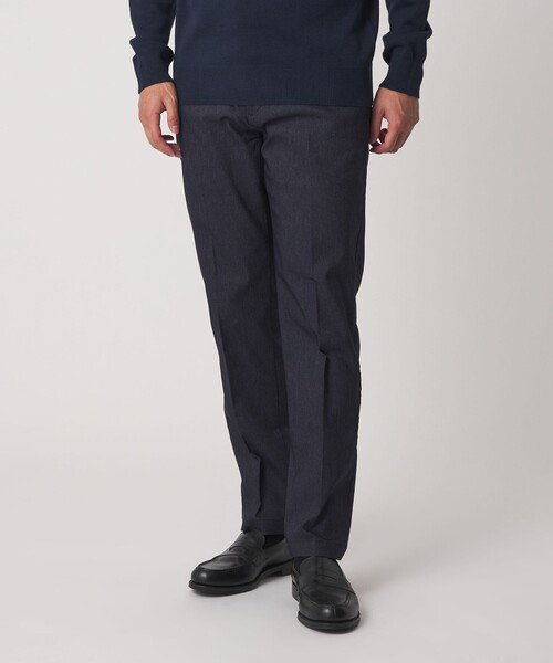 A DAY IN THE LIFE UNITED ARROWS(アデイインザライフユナイテッドアローズ)の「裏起毛 ツイル ノープリーツ スラックス-ストレッチ-<A DAY IN THE LIFE>(スラックス・メンズ・グレー系/ネイビー/ベージュ・M/S/L/XL)」の6枚目の写真