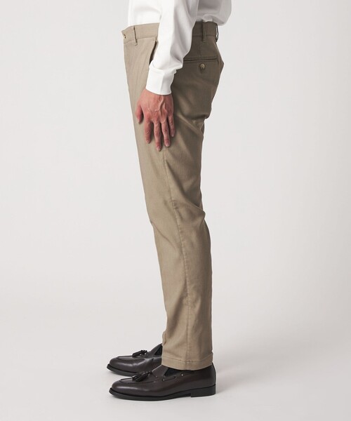 A DAY IN THE LIFE UNITED ARROWS(アデイインザライフユナイテッドアローズ)の「裏起毛 ツイル ノープリーツ スラックス-ストレッチ-<A DAY IN THE LIFE>(スラックス・メンズ・グレー系/ネイビー/ベージュ・M/S/L/XL)」の11枚目の写真
